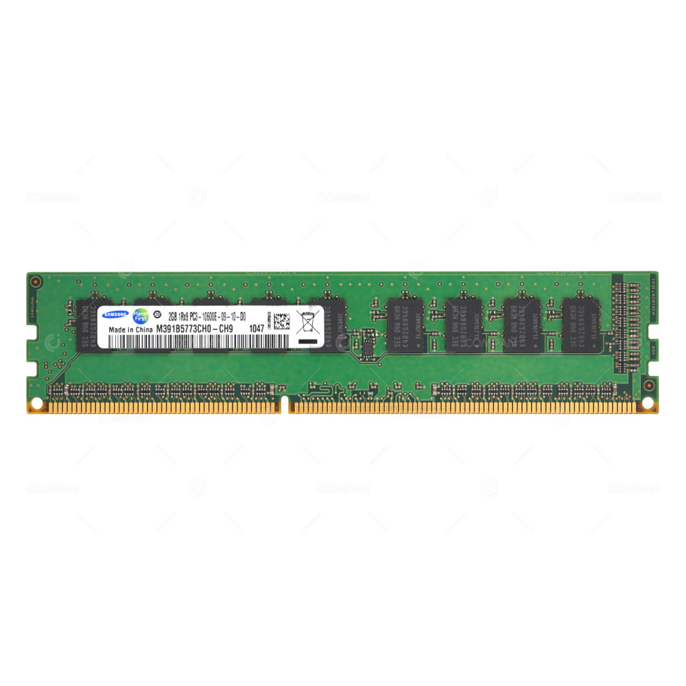 M391B5773CH0-CH9  SAMSUNG DDR3 2GB 1RX8 PC3-10600 1333MHZ UDIMM CL9